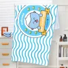Double-sided fleece quick-drying towels, bath towels, beach towels, microfiber printed towels details Picture